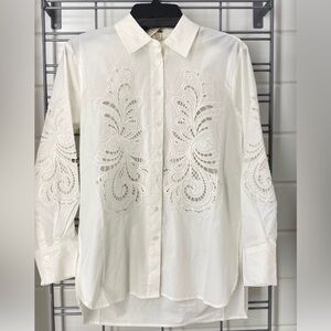 Magaschoni Cream Cotton Shirt